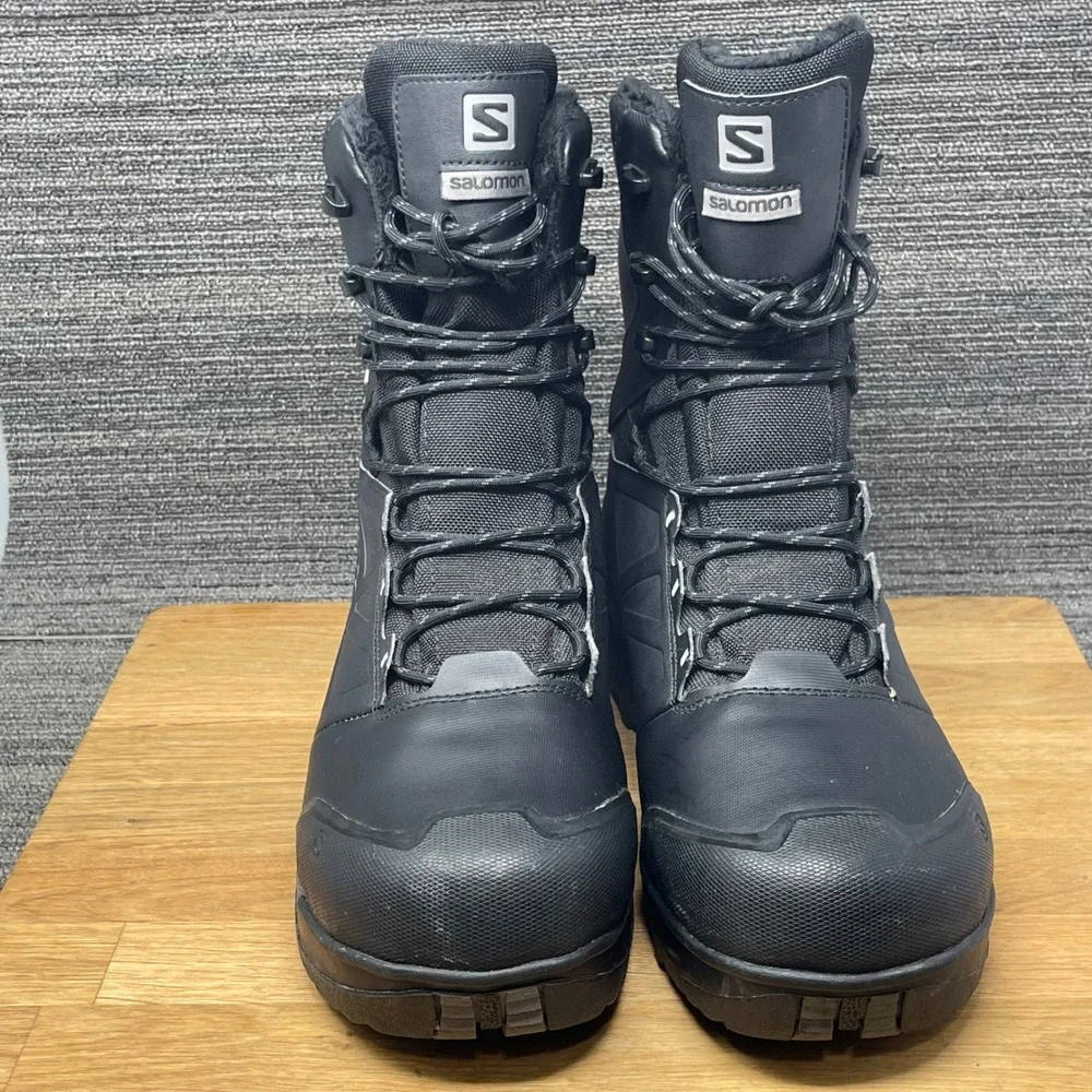 Salomon Toundra Pro CSWP Boot Men 13 Black Waterproof Insulate 381318 Gorpcore
